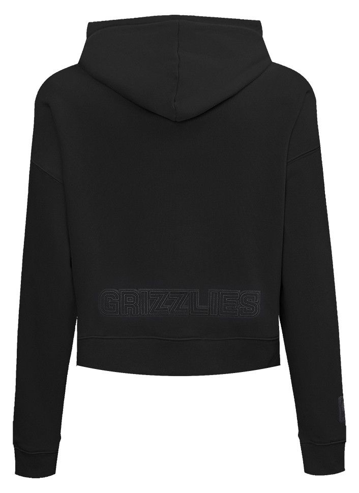 Pro Standard Women's Memphis Grizzlies Black Neutral Cropped Fleece Pullover Hoodie product image