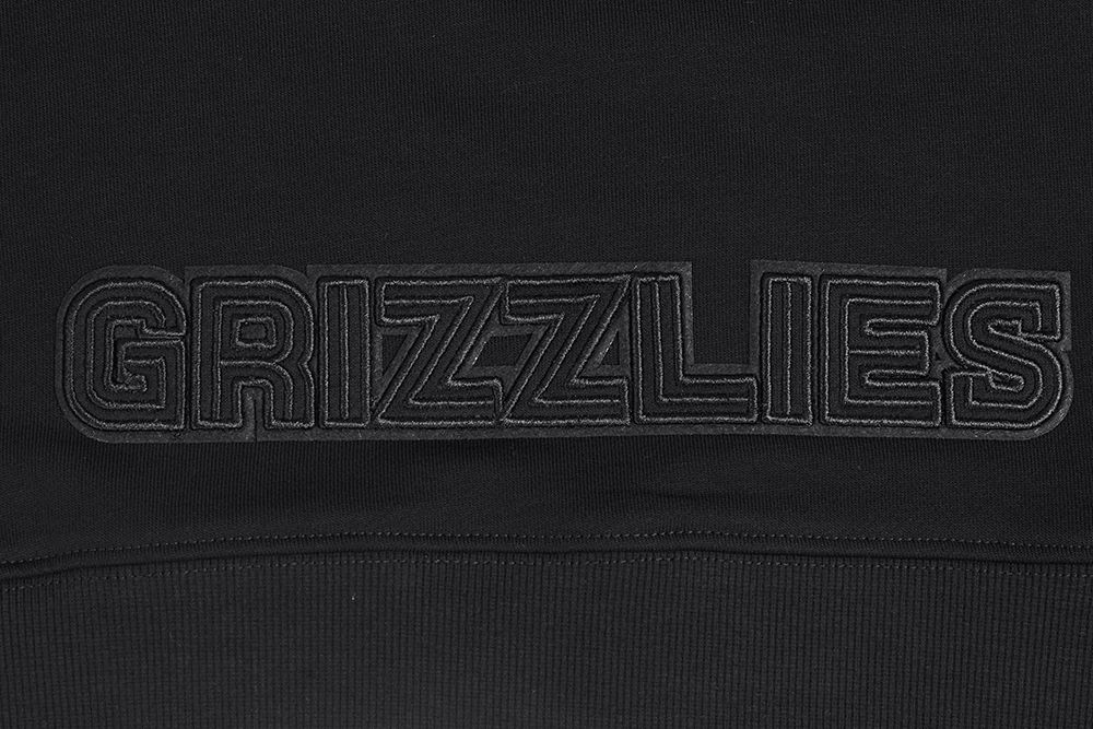 Pro Standard Women's Memphis Grizzlies Black Neutral Cropped Fleece Pullover Hoodie product image
