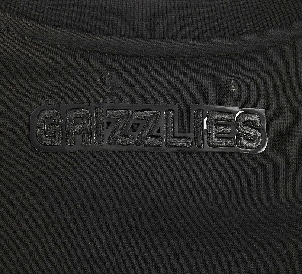 Pro Standard Women's Memphis Grizzlies Black Fleece Crewneck Sweatshirt product image