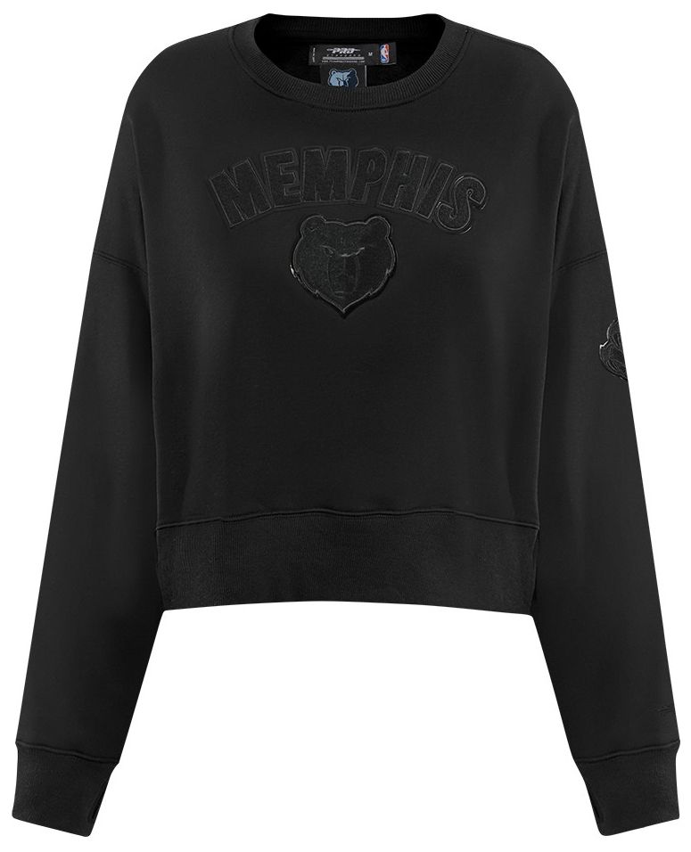 Pro Standard Women's Memphis Grizzlies Black Fleece Crewneck Sweatshirt product image