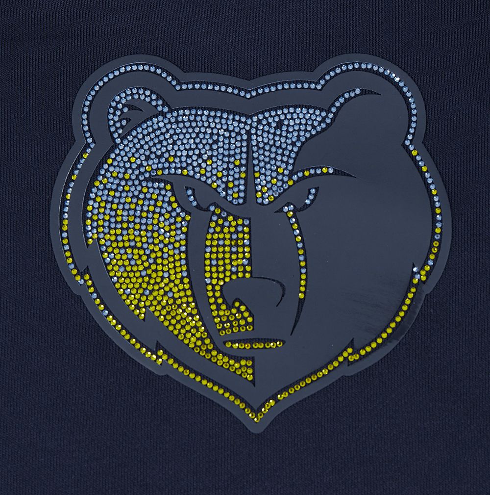 Pro Standard Women's Memphis Grizzlies Jewel Cropped Pullover Hoodie product image