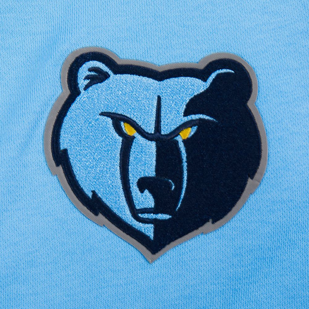 Pro Standard Women's Memphis Grizzlies Blue Wingspan Fleece Crewneck Sweatshirt product image