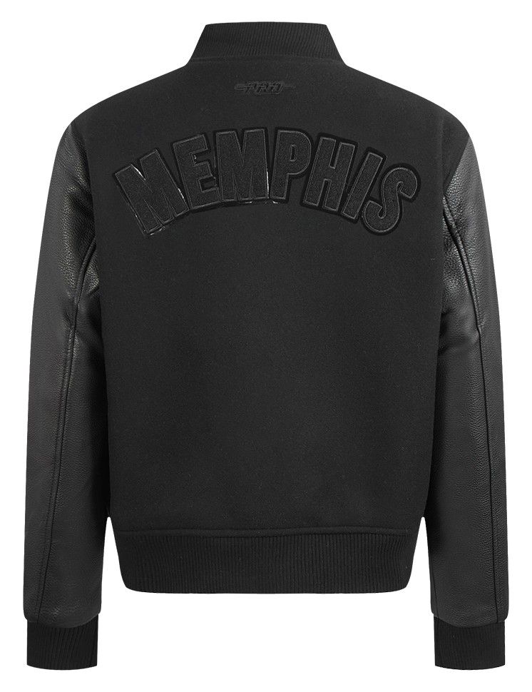 Pro Standard Women's Memphis Grizzlies Black Wool Varsity Jacket product image