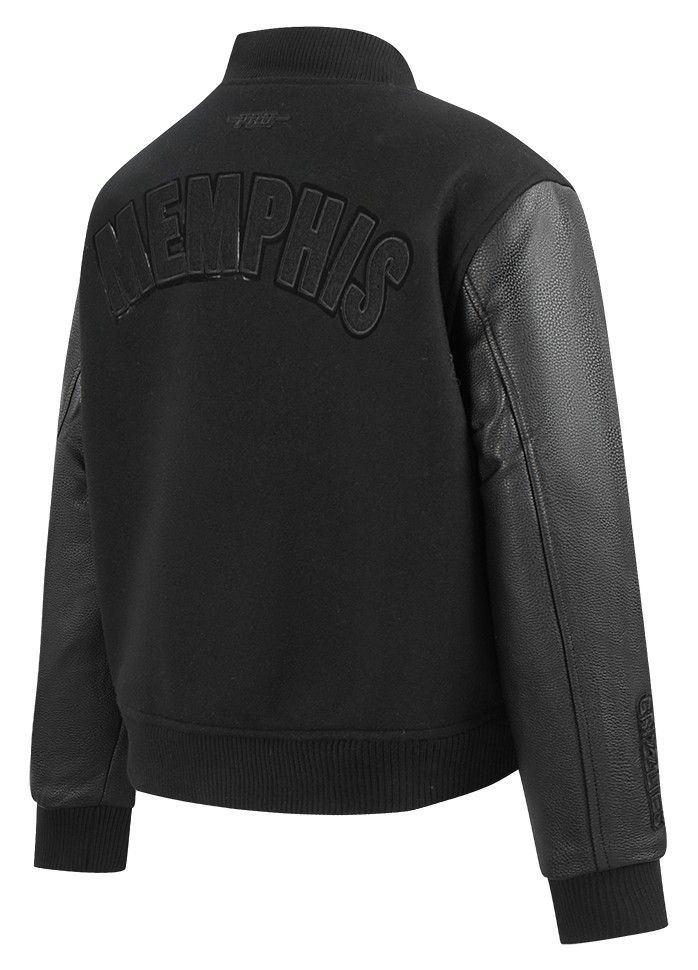 Pro Standard Women's Memphis Grizzlies Black Wool Varsity Jacket product image