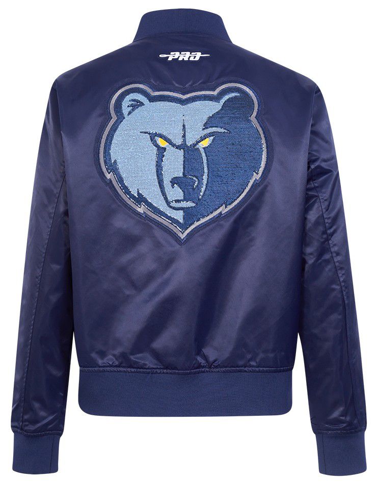 Pro Standard Women's Memphis Grizzlies Navy Game Day Classics Satin Jacket product image