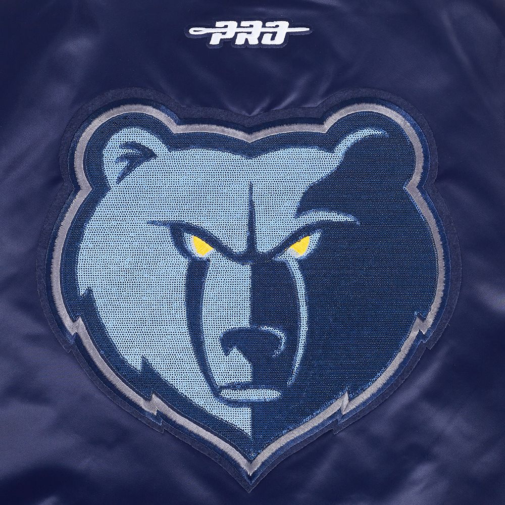 Pro Standard Women's Memphis Grizzlies Navy Game Day Classics Satin Jacket product image