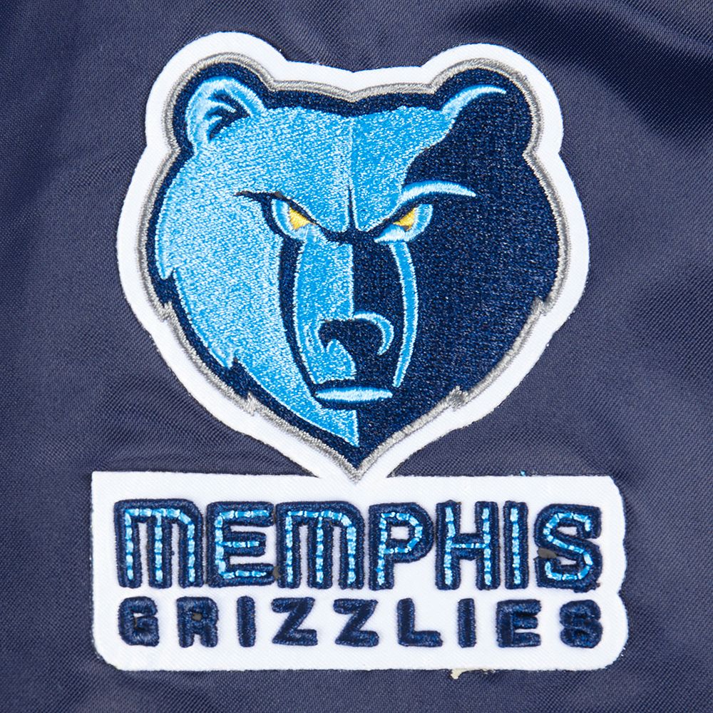 Pro Standard Women's Memphis Grizzlies Navy Classic Satin Jacket product image