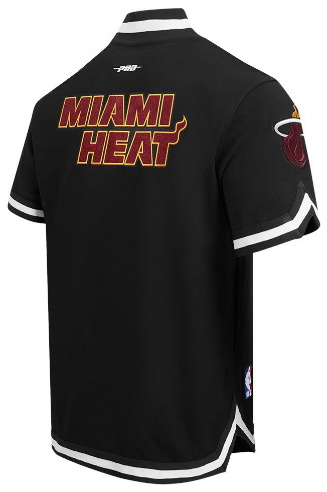Pro Standard Men's Miami Heat Black Classic Warm Up Jacket product image