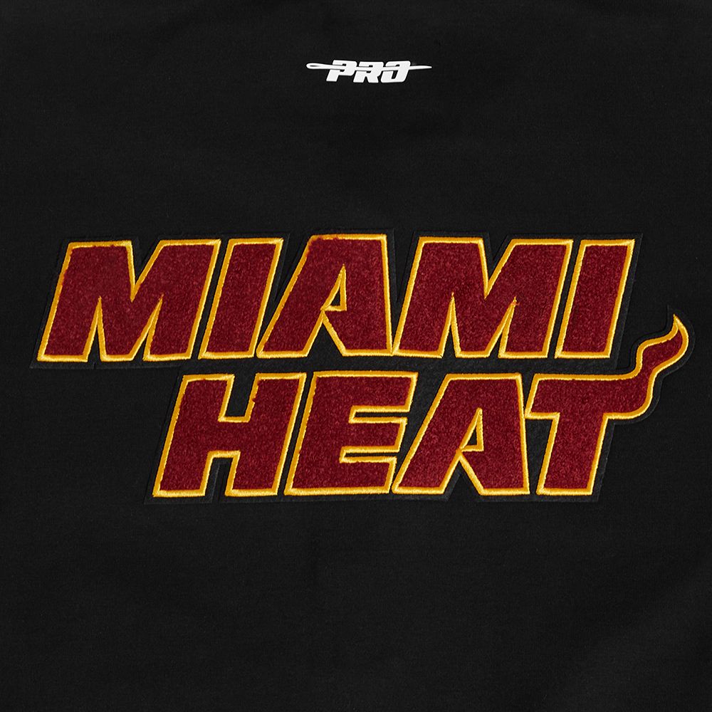 Pro Standard Men's Miami Heat Black Classic Warm Up Jacket product image