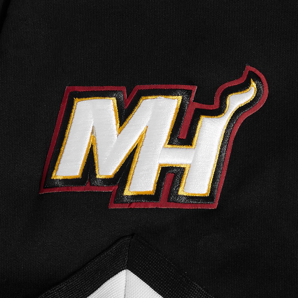 Pro Standard Men's Miami Heat Black Classic Warm Up Jacket product image