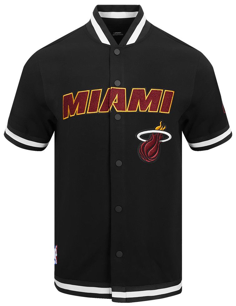 Pro Standard Men's Miami Heat Black Classic Warm Up Jacket product image
