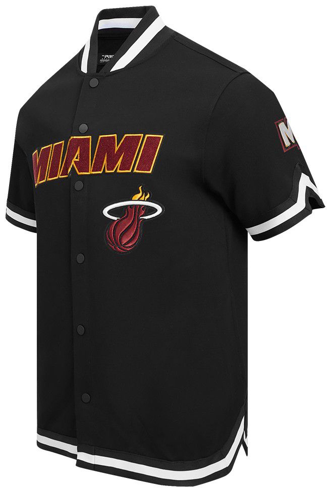 Pro Standard Men's Miami Heat Black Classic Warm Up Jacket product image
