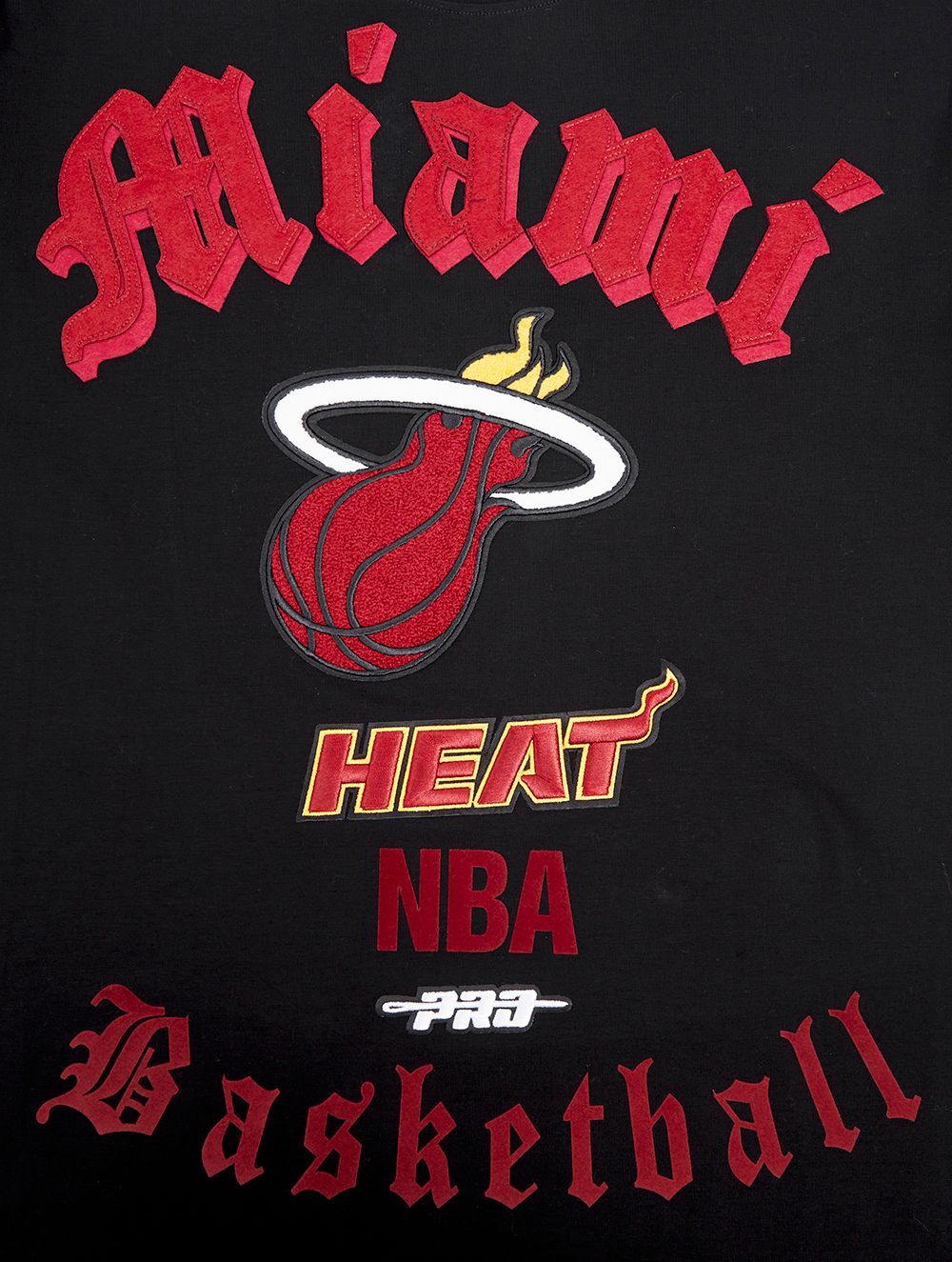 Pro Standard Men's Miami Heat Black Short Sleeve T-Shirt product image