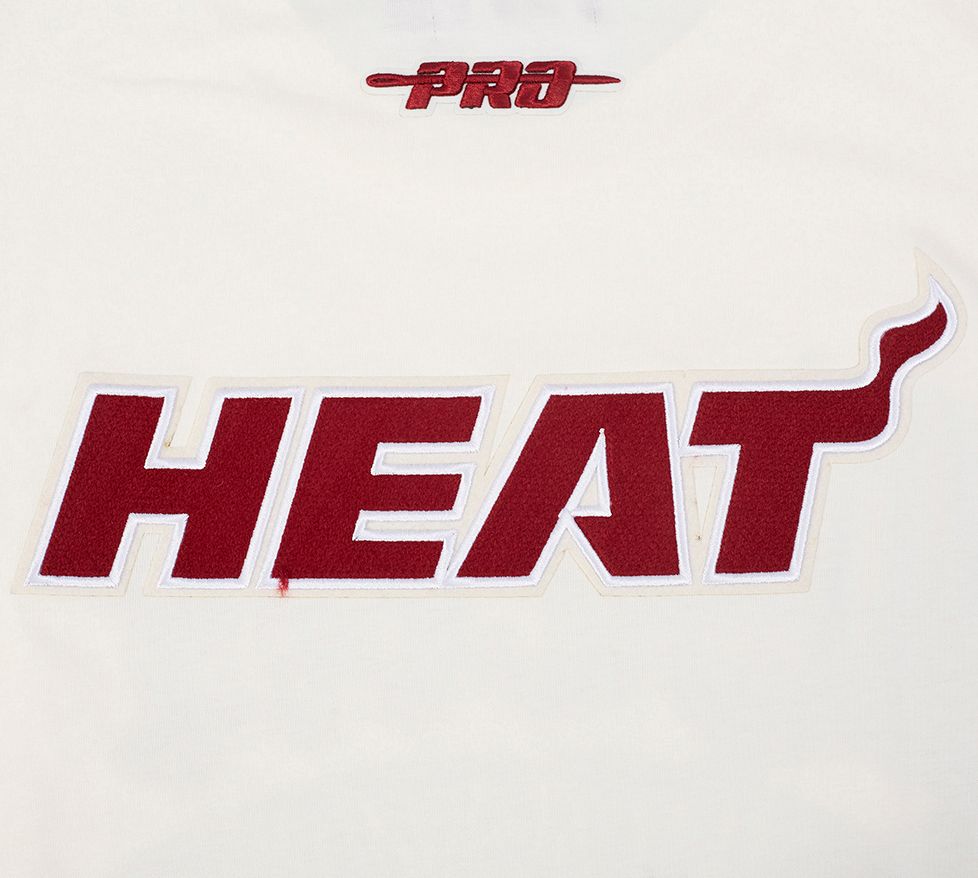 Pro Standard Men's Miami Heat Cream Best Of Drop Shoulder T-Shirt product image