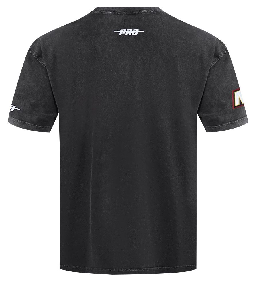 Pro Standard Men's Miami Heat Black Fire And Roses Washed T-Shirt product image