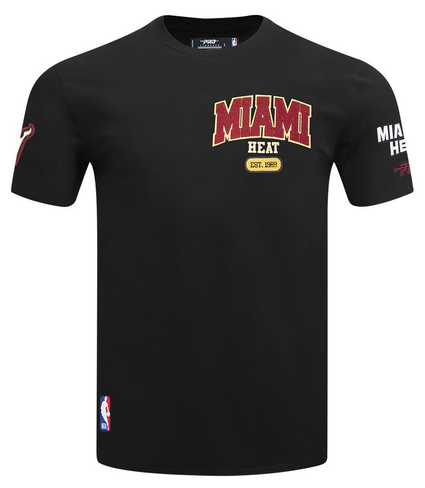 Pro Standard Men's Miami Heat Black City Arch T-Shirt product image
