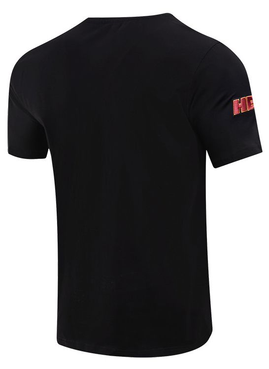 Pro Standard Men's Miami Heat Black Classic Chenille T-Shirt product image