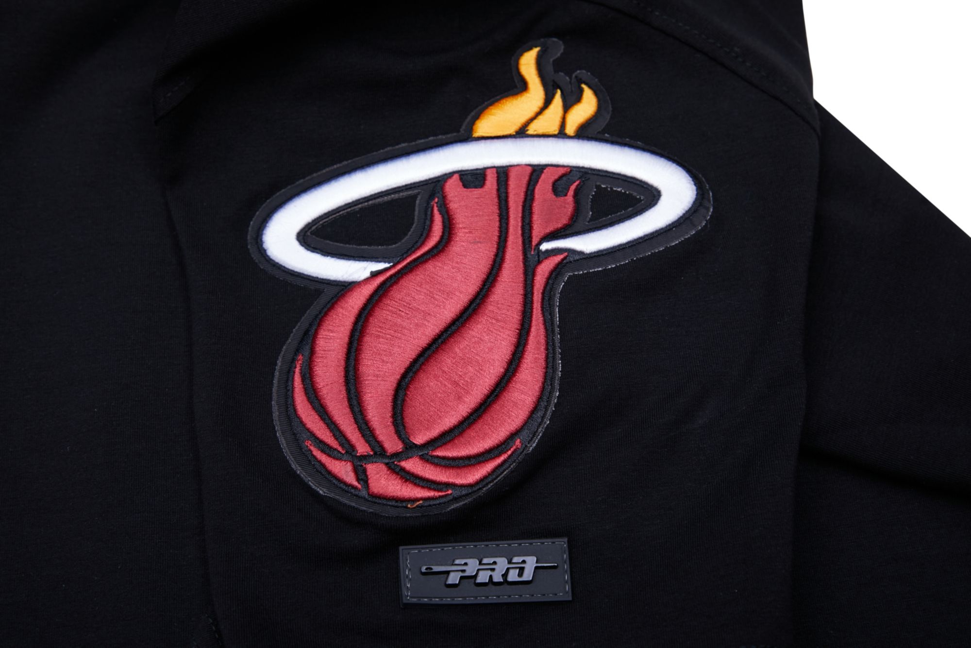 Pro Standard Men's Miami Heat Black Classic Chenille T-Shirt product image