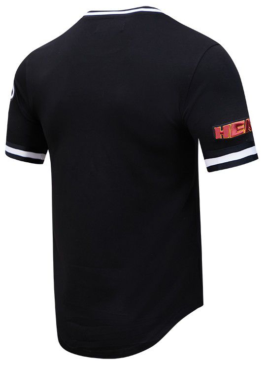 Pro Standard Men's Miami Heat Black Classic Chenille T-Shirt product image