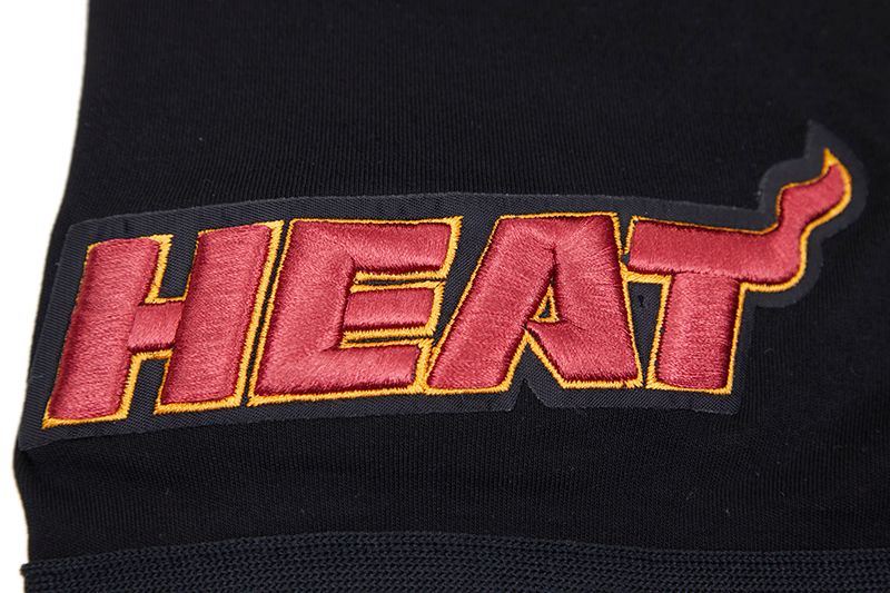 Pro Standard Men's Miami Heat Black Classic Chenille T-Shirt product image