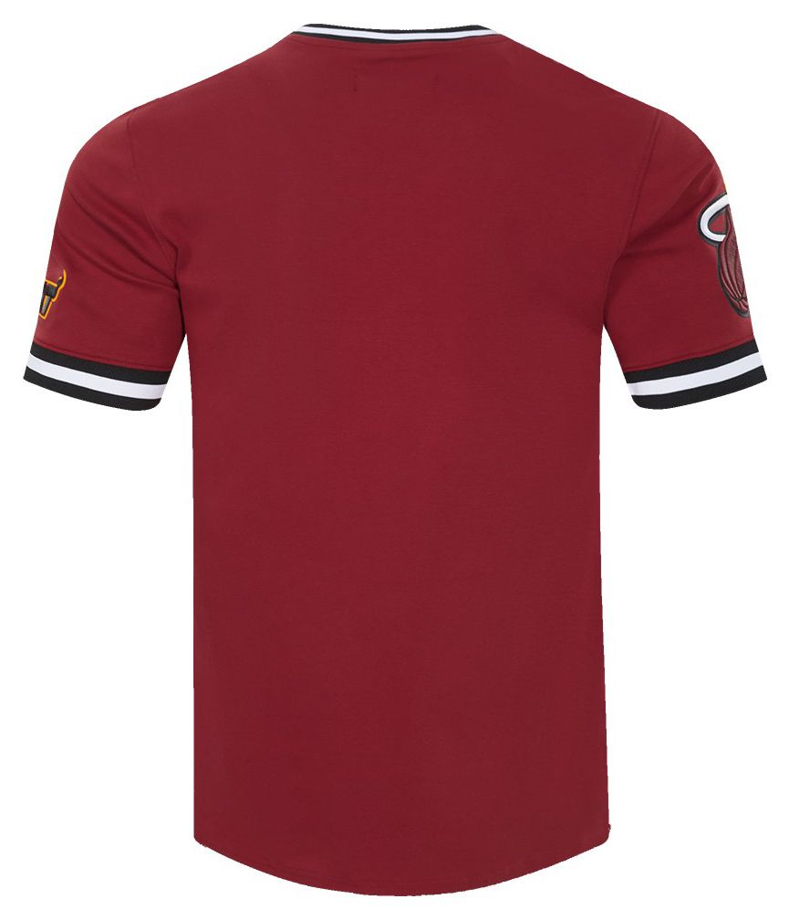 Pro Standard Men's Miami Heat Red Classic Chenille T-Shirt product image