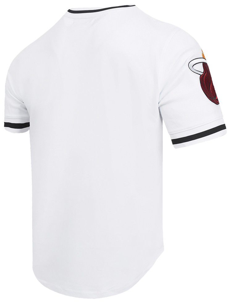 Pro Standard Men's Miami Heat White Classic Chenille T-Shirt product image
