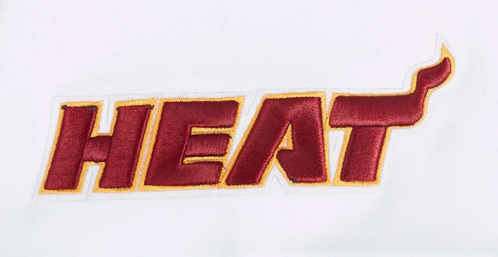 Pro Standard Men's Miami Heat White Classic Chenille T-Shirt product image