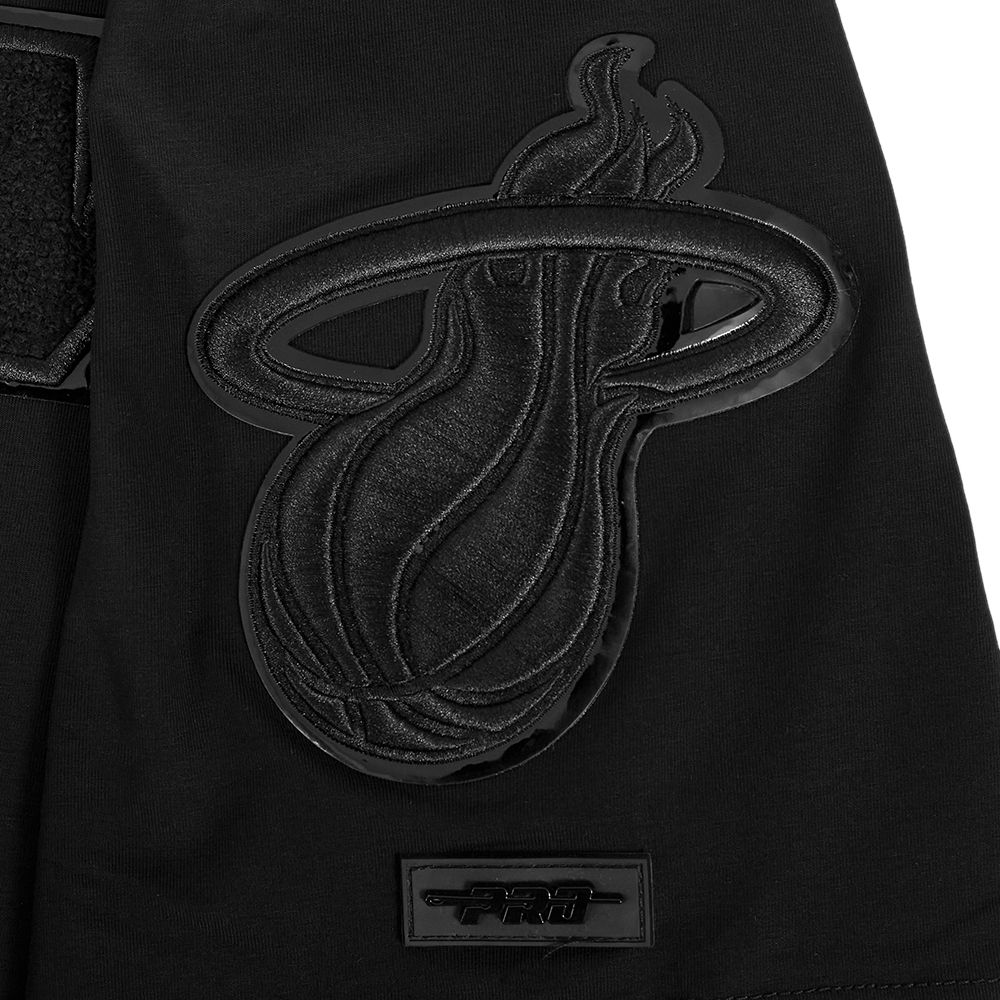 Pro Standard Men's Miami Heat Triple Black Short Sleeve T-Shirt product image