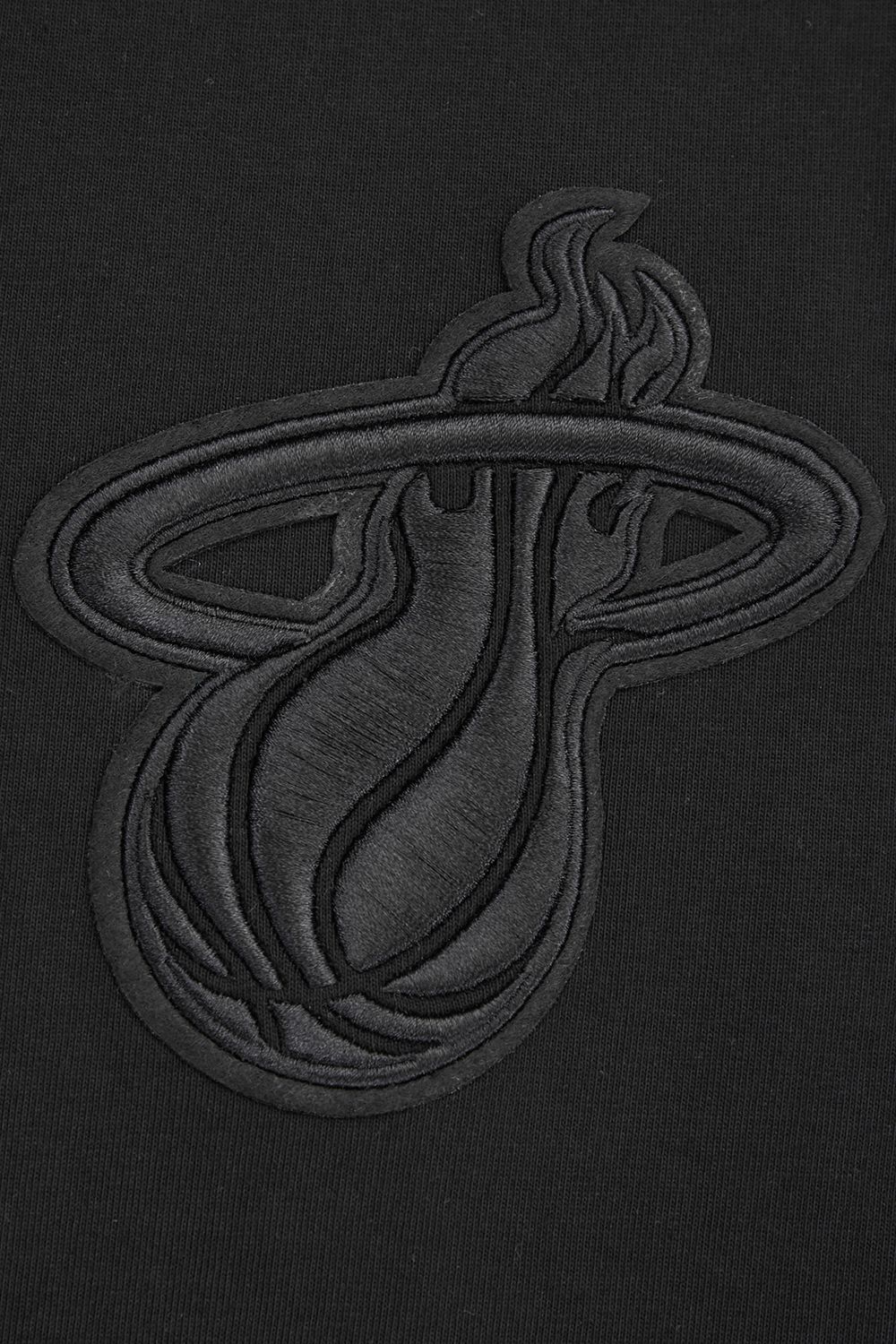 Pro Standard Men's Miami Heat Black Neutral Drop Shoulder Short Sleeve T-Shirt product image