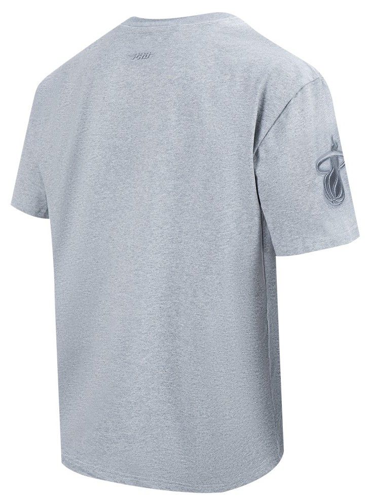 Pro Standard Men's Miami Heat Gray Neutral Drop Shoulder Short Sleeve T-Shirt product image