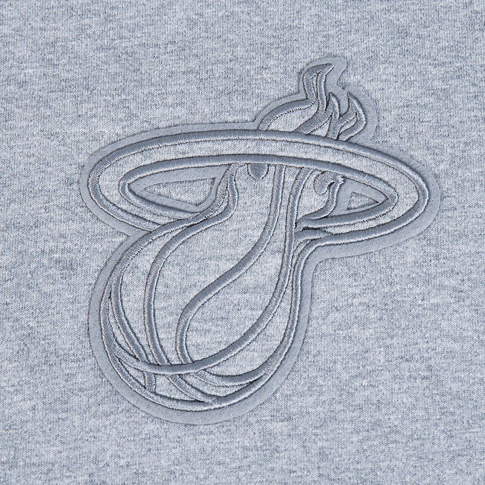 Pro Standard Men's Miami Heat Gray Neutral Drop Shoulder Short Sleeve T-Shirt product image