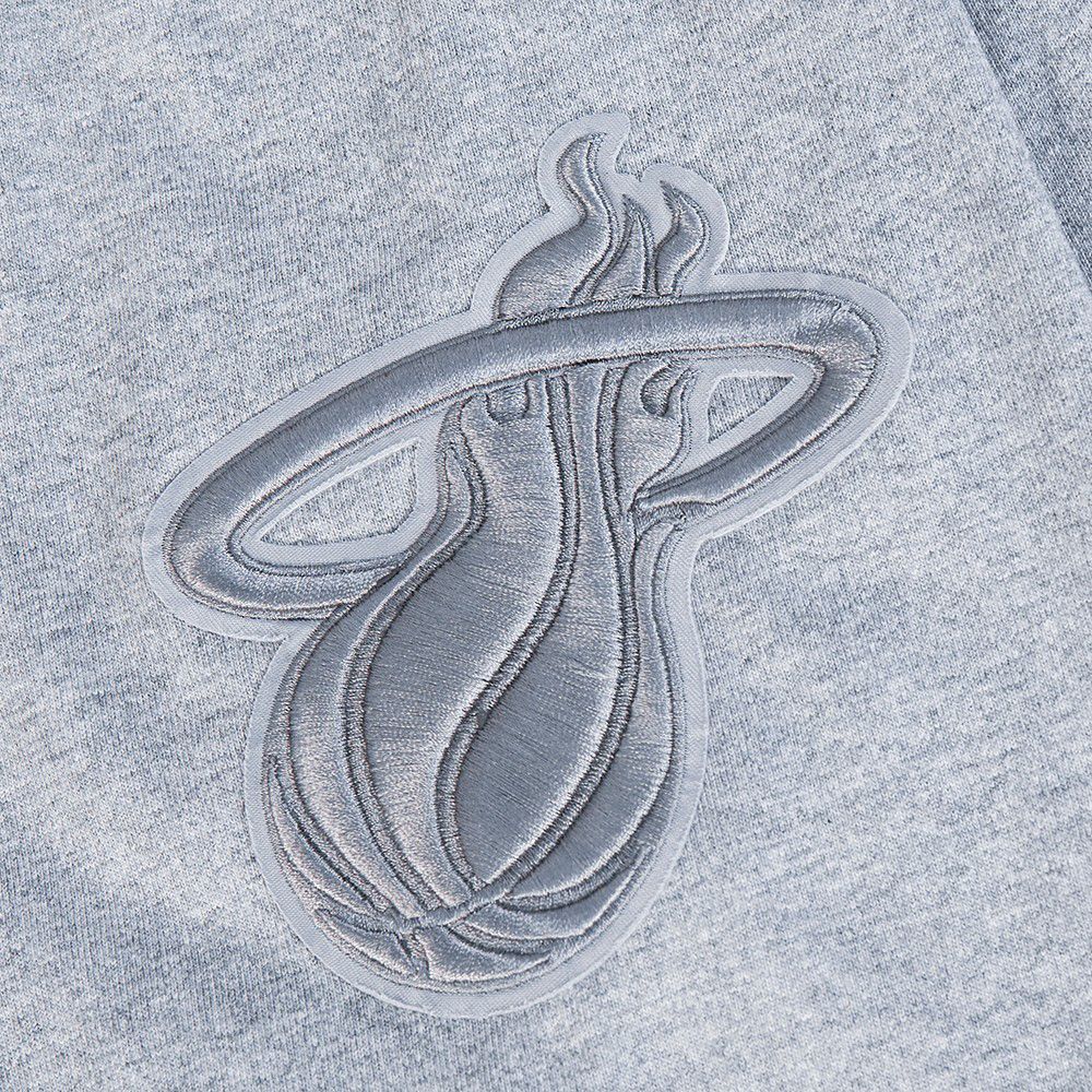 Pro Standard Men's Miami Heat Gray Neutral Drop Shoulder Short Sleeve T-Shirt product image