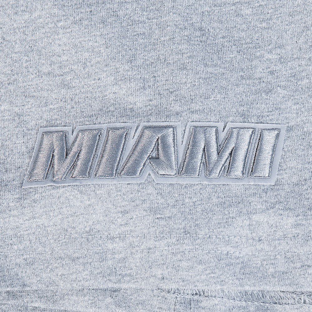 Pro Standard Men's Miami Heat Gray Neutral Drop Shoulder Short Sleeve T-Shirt product image