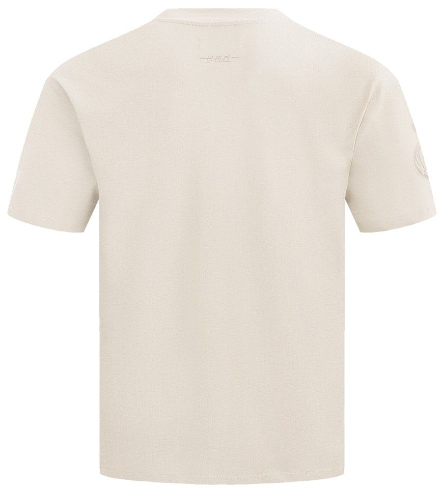 Pro Standard Men's Miami Heat Off White Neutral Drop Shoulder Short Sleeve T-Shirt product image