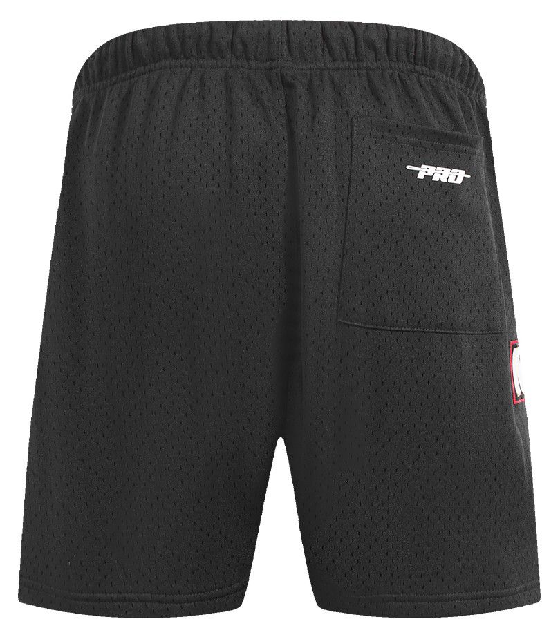 Pro Standard Men's Miami Heat Black Classic Mesh Shorts product image