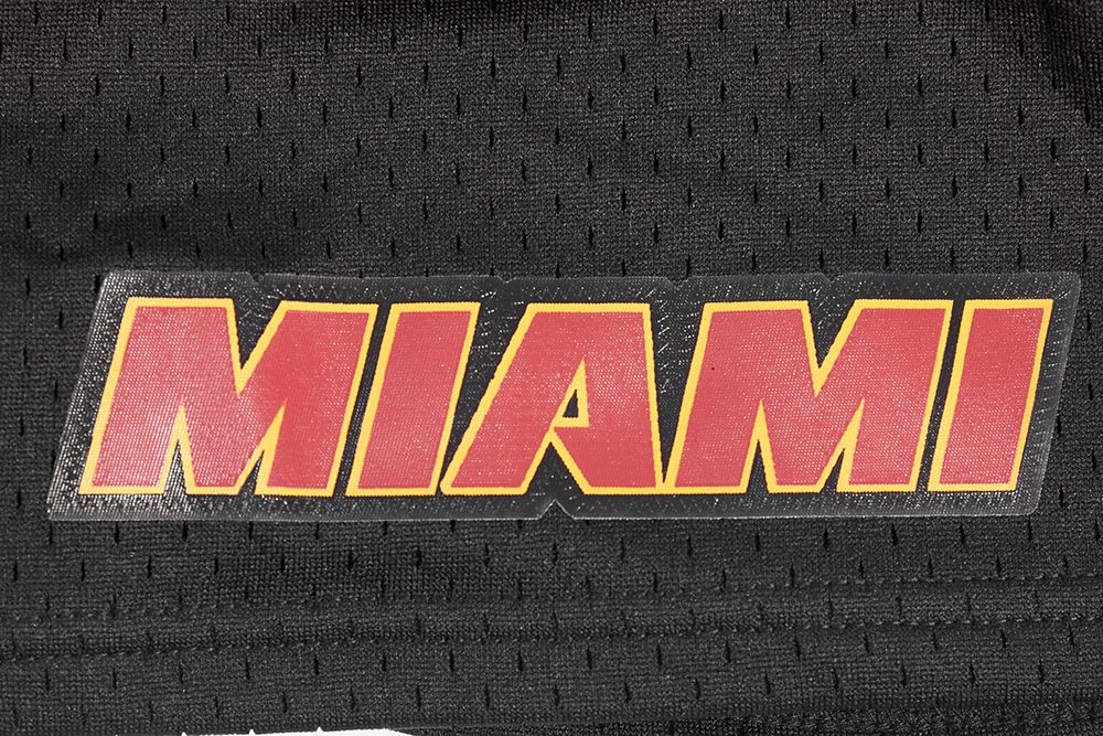 Pro Standard Men's Miami Heat Black Classic Mesh Shorts product image