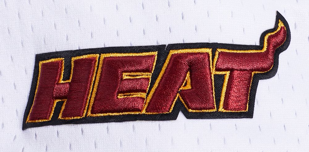 Pro Standard Men's Miami Heat Black Script Tail Fleece Shorts product image