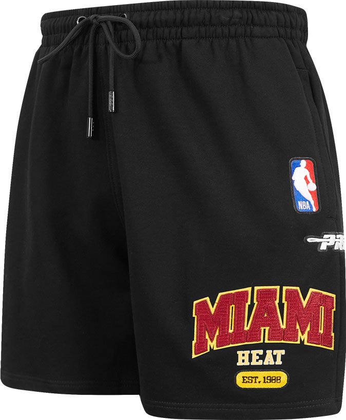 Pro Standard Men's Miami Heat Black City Arch Fleece Short product image