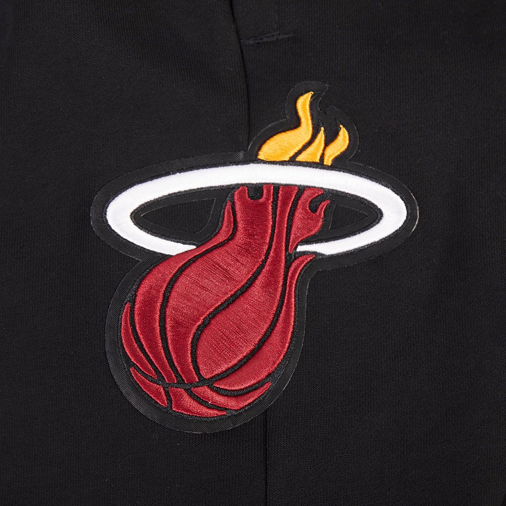 Pro Standard Men's Miami Heat Black City Arch Fleece Short product image