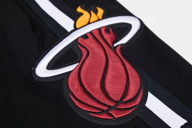 Pro Standard Men's Miami Heat Black Classic Chenille Shorts product image