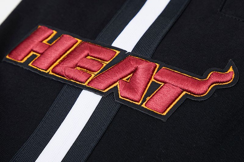 Pro Standard Men's Miami Heat Black Classic Chenille Shorts product image