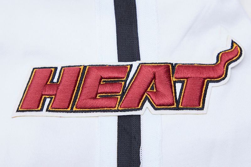 Pro Standard Men's Miami Heat White Classic Chenille Shorts product image