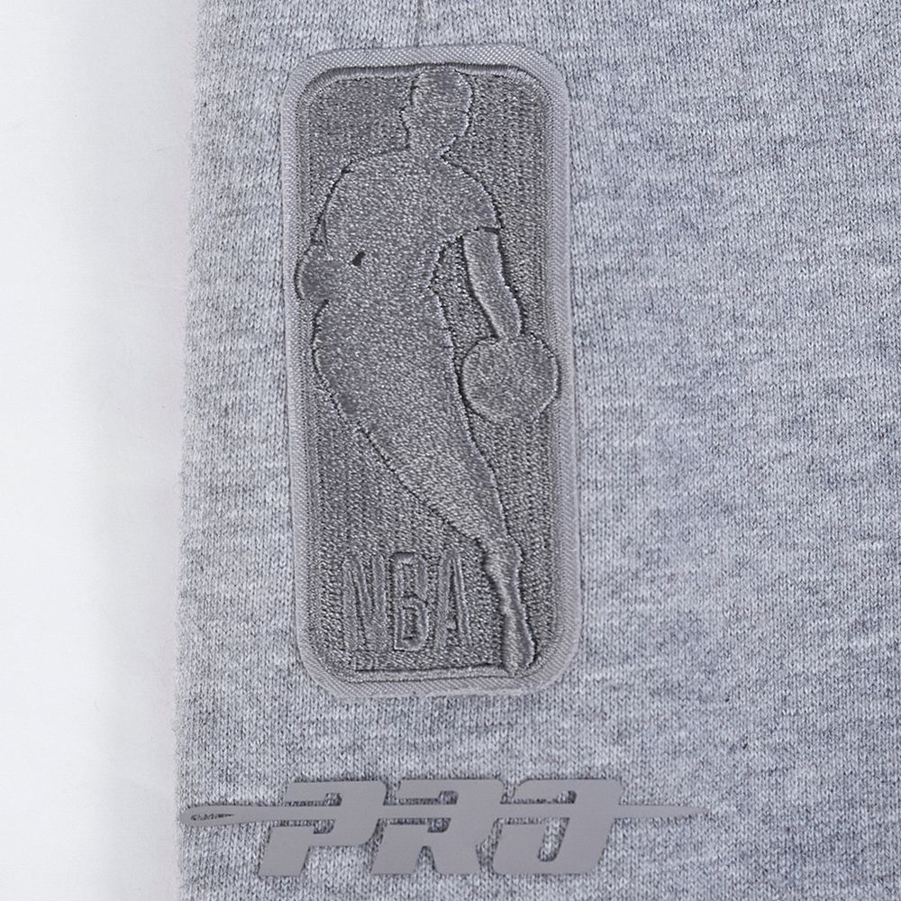 Pro Standard Men's Miami Heat Gray Neutral Fleece Shorts product image