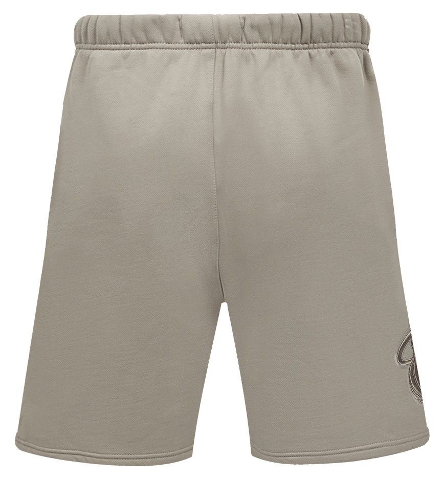 Pro Standard Men's Miami Heat Taupe Neutral Fleece Shorts product image