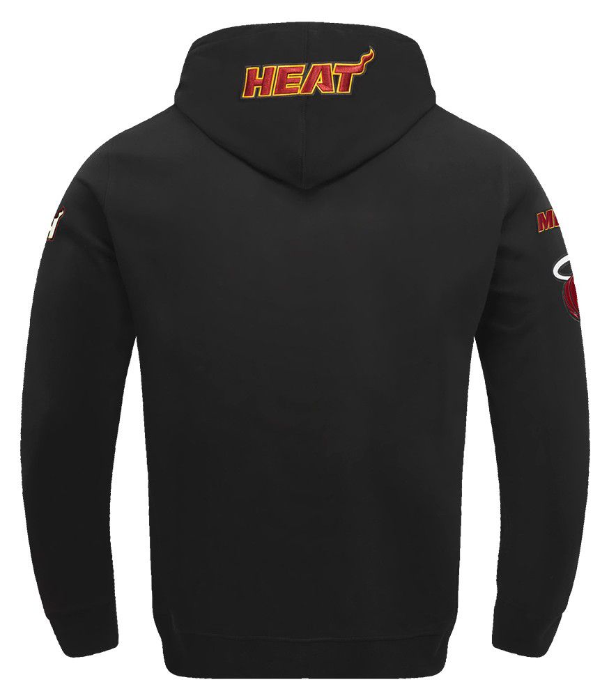 Pro Standard Men's Miami Heat Black Old English Fleece Hoodie product image