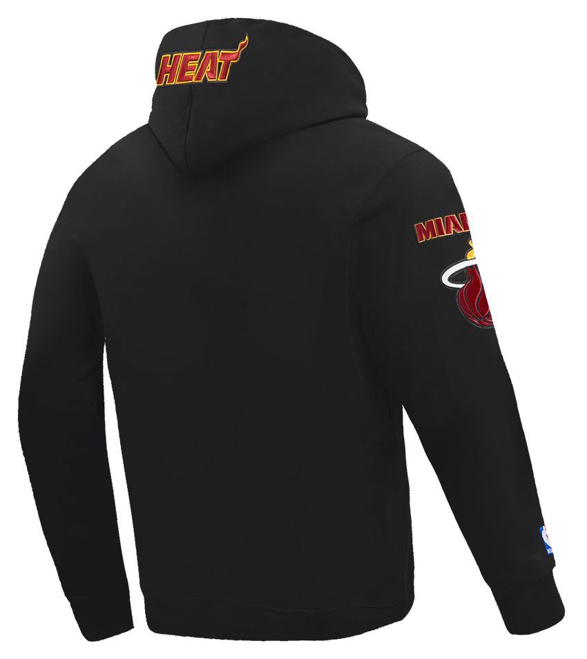 Pro Standard Men's Miami Heat Black Old English Fleece Hoodie product image