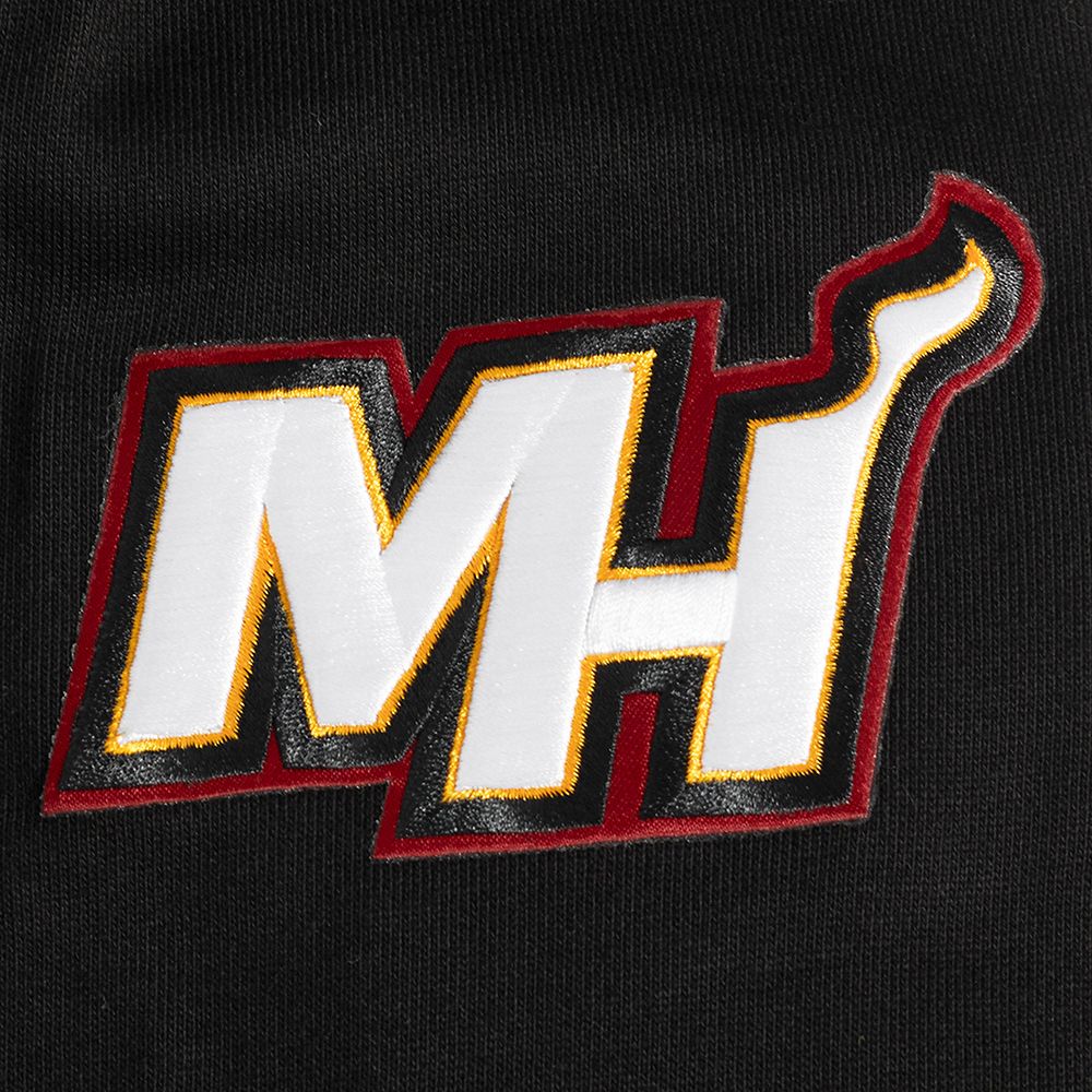 Pro Standard Men's Miami Heat Black Old English Fleece Hoodie product image