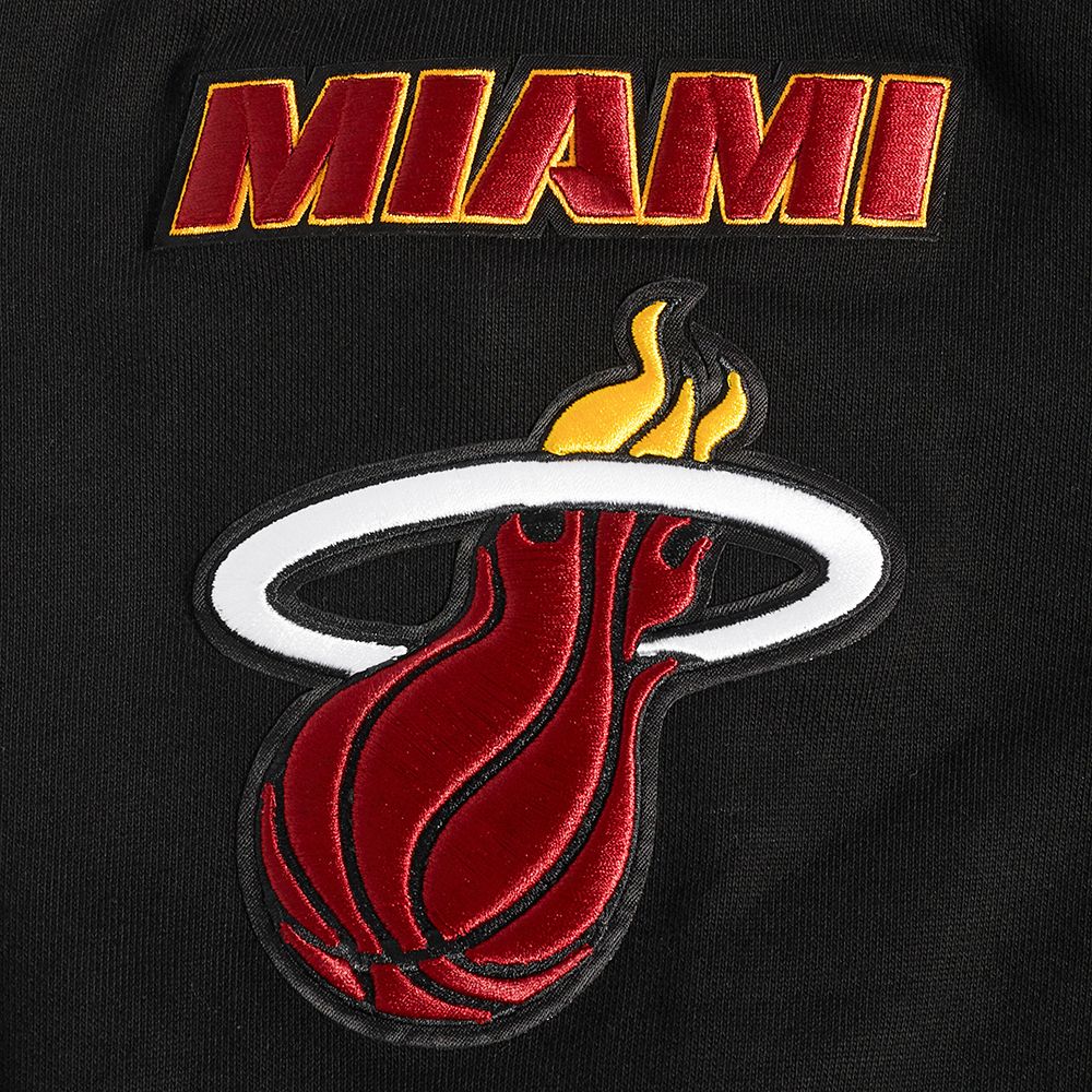 Pro Standard Men's Miami Heat Black Old English Fleece Hoodie product image