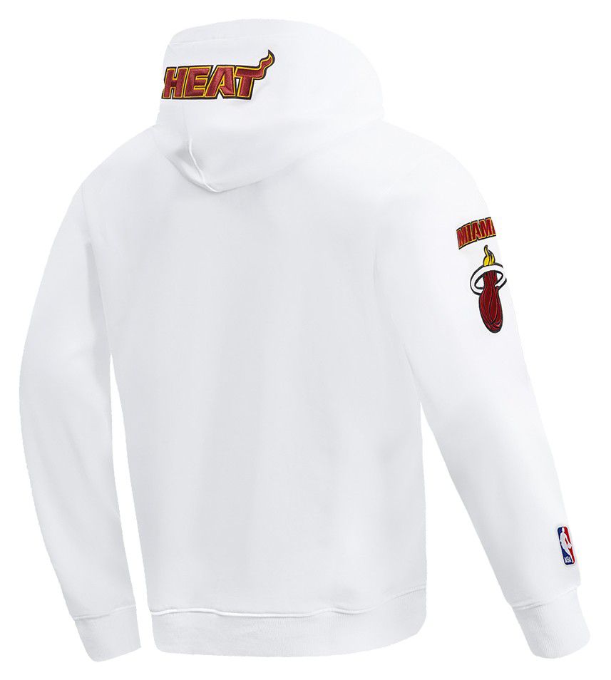 Pro Standard Men's Miami Heat White Old English Fleece Hoodie product image