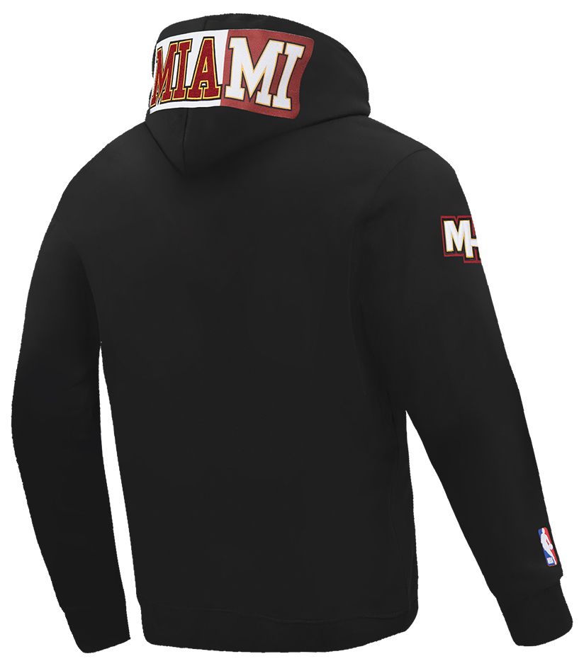 Pro Standard Adult Miami Heat Black Split Logo Hoodie product image